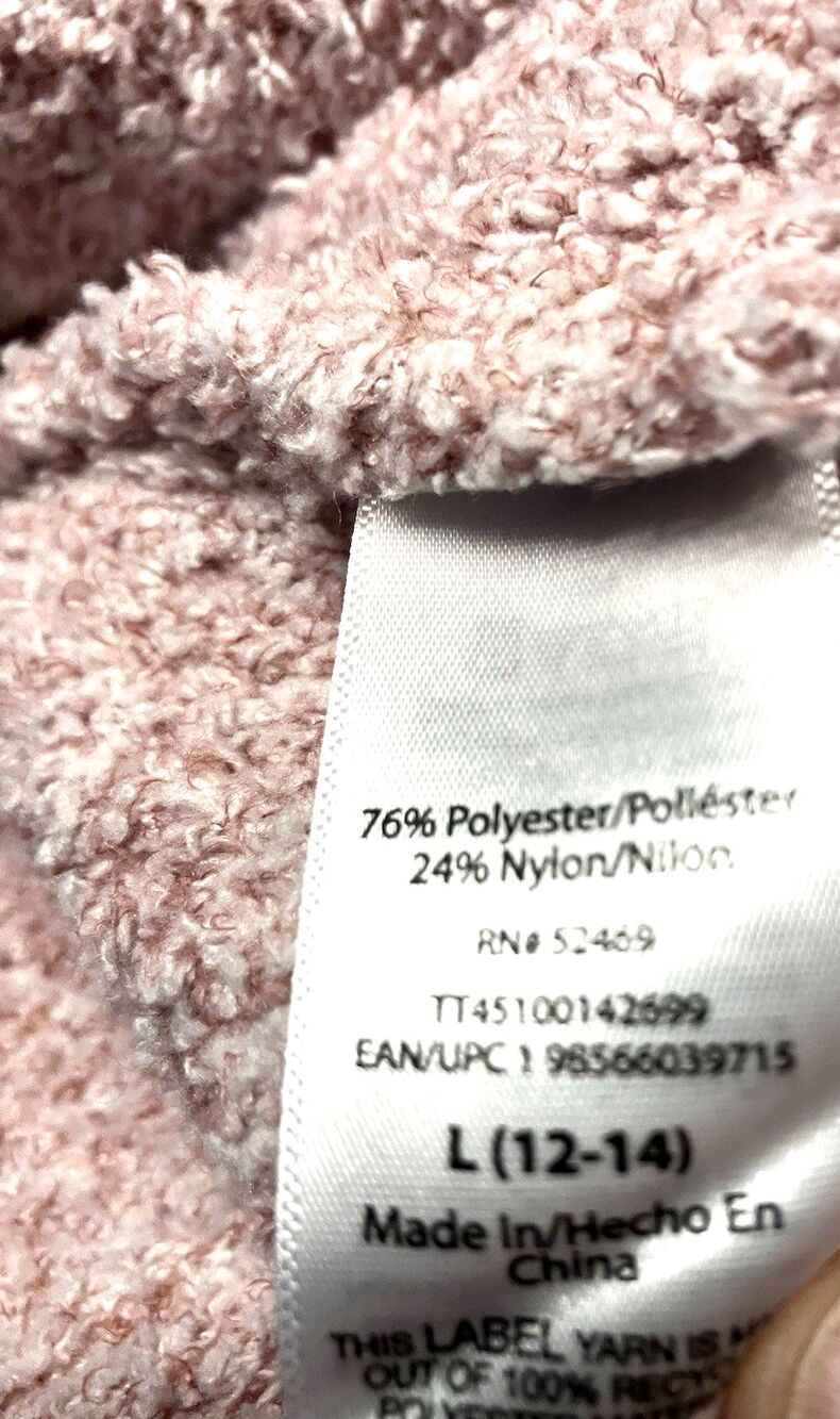 Time and Tru Women's Pink Super Soft Pullover Sweater Size L (12-14) NWOT - Picture 3 of 6